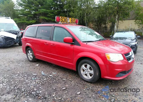 2012 Dodge Grand Caravan Sxt из США, поврежденный, VIN 2C4RDGCGXCR210970